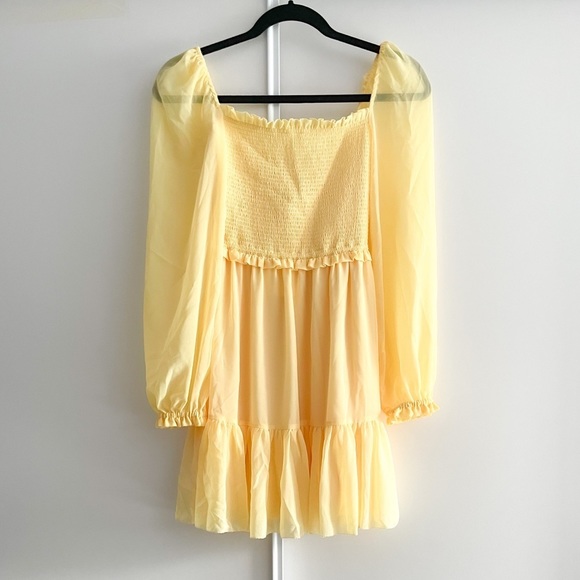 Aritzia Dresses & Skirts - Wilfred Tempest Dress (Softest Yellow)